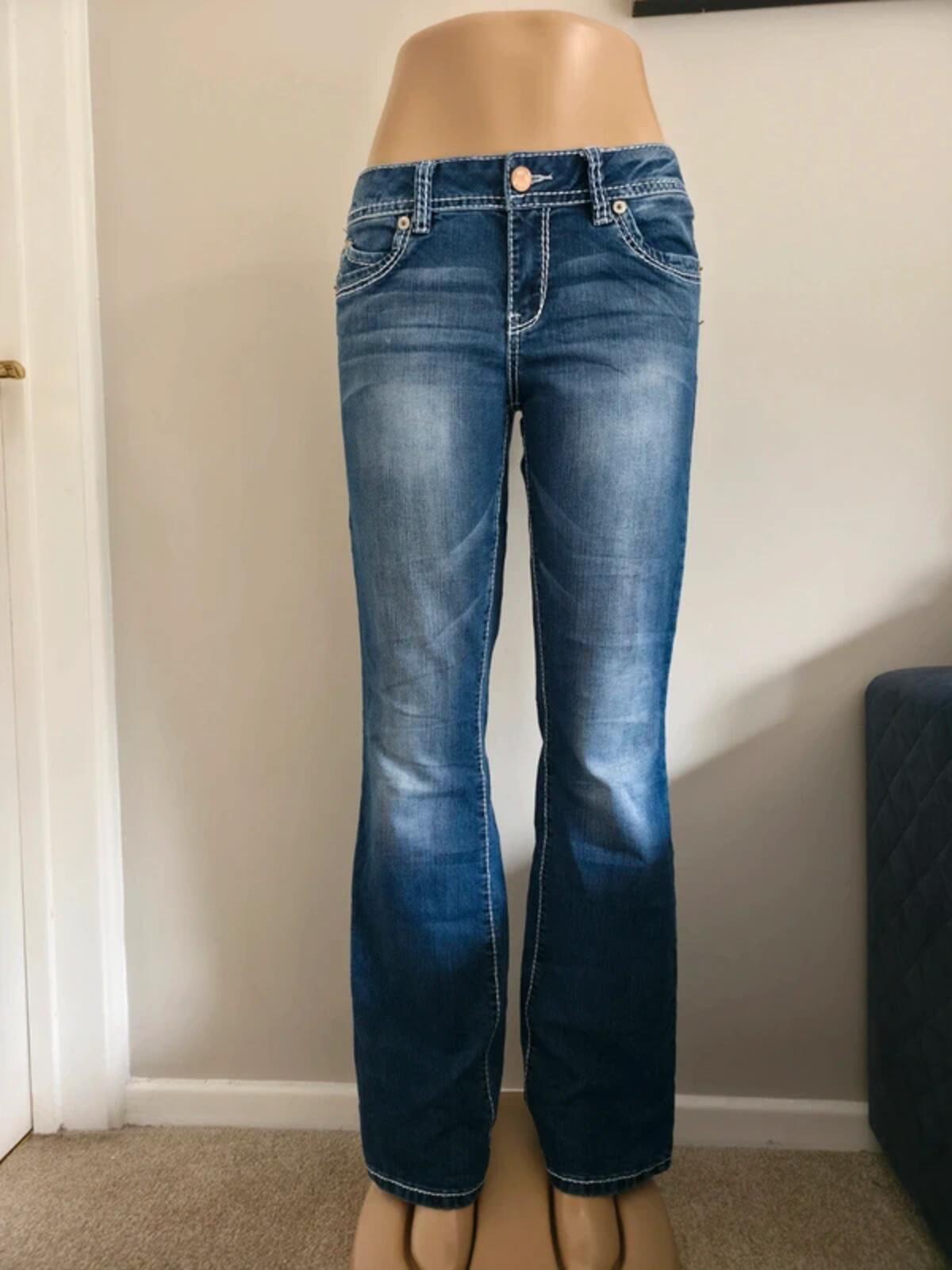 YMI Low Rise Bootcut Vintage Y2K Jeans UK Size 12 Tall
