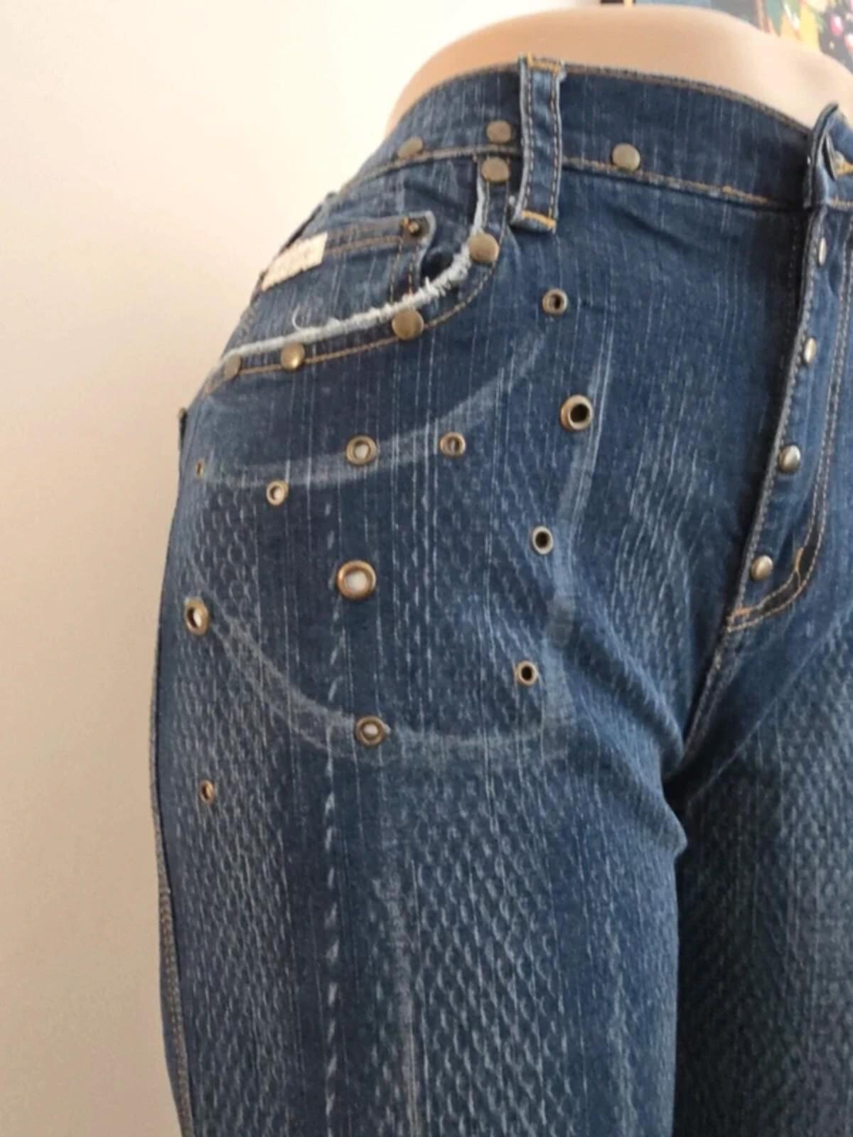 Vintage Y2K Baby Phat High Rise Bootcut Jeans UK Size 12