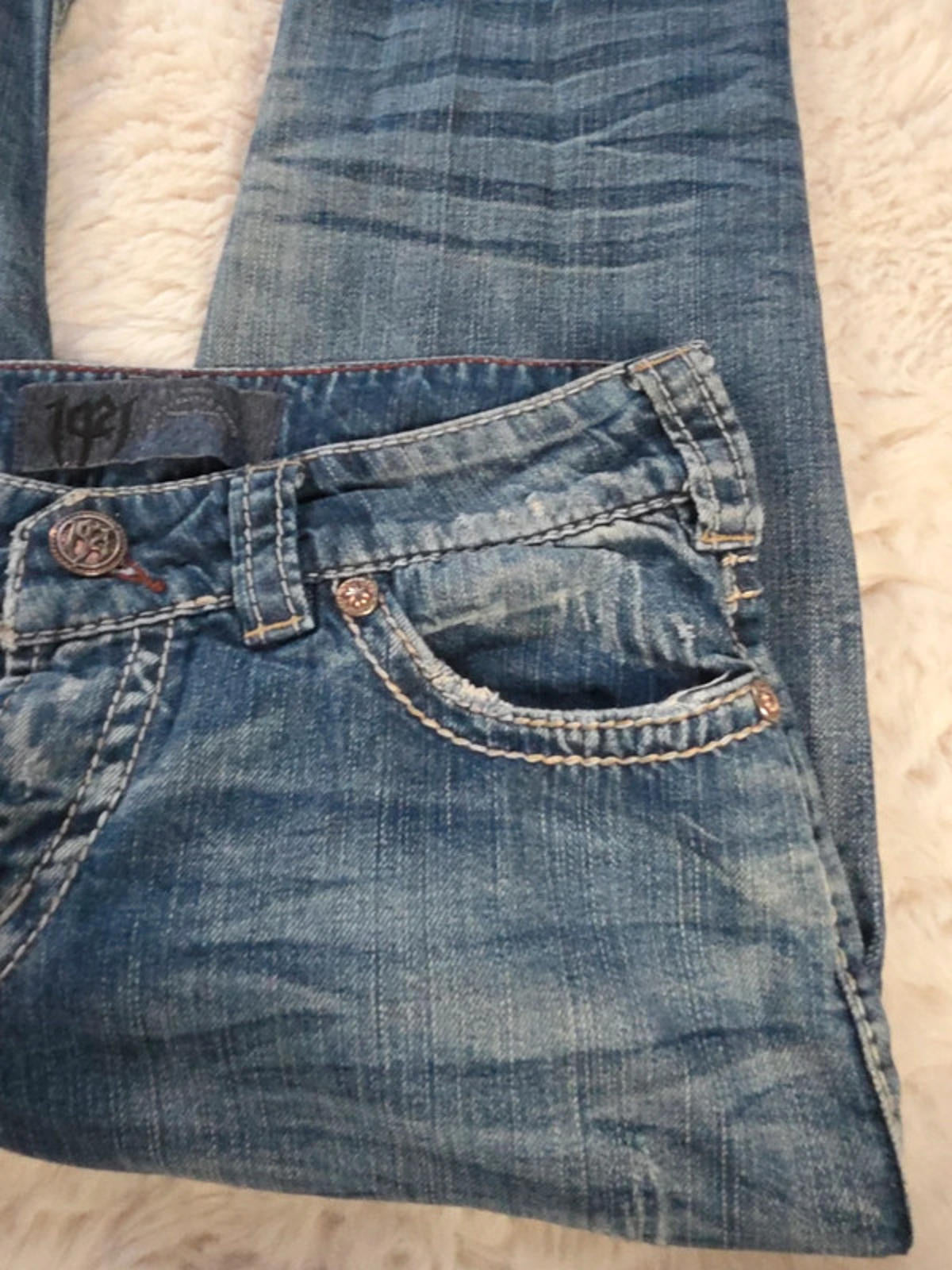 Vintage Y2K 1921 Straight Mid Rise Jeans UK Size 10