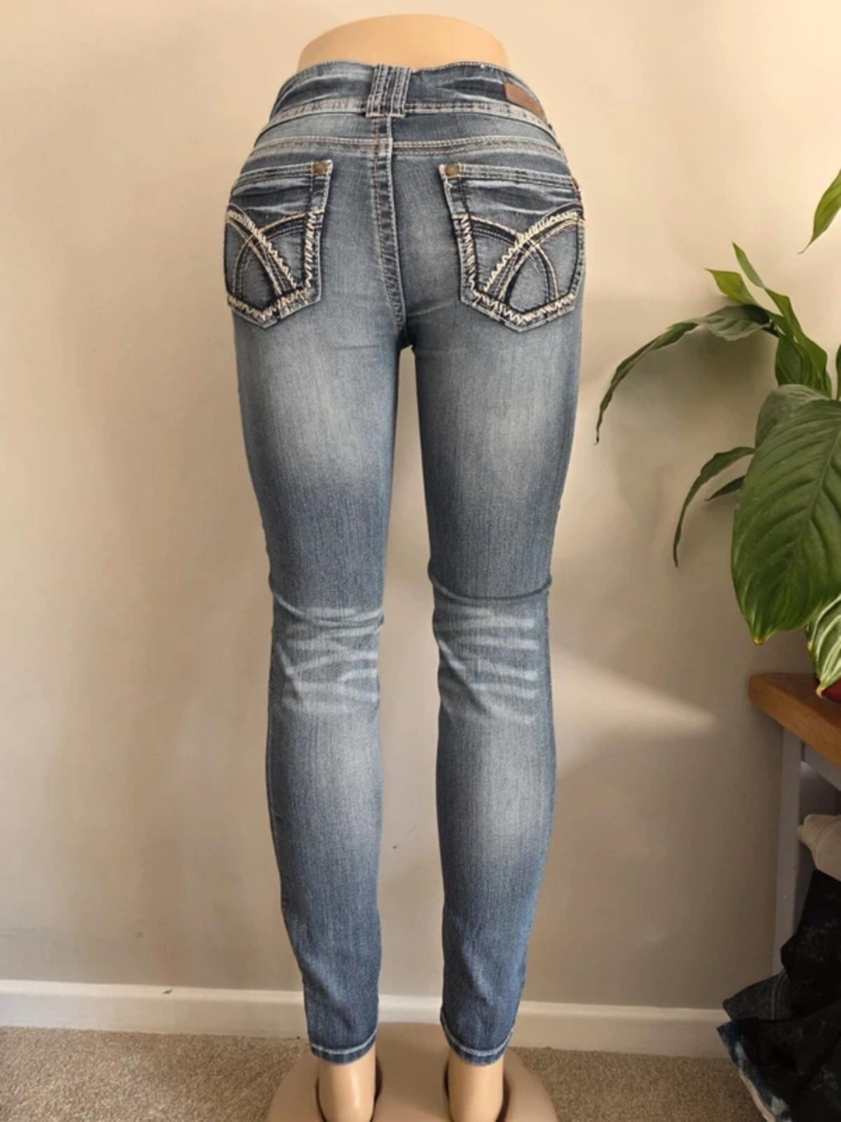 Vintage Y2K Wallflower low Rise Skinny Jeans UK Size 8/10