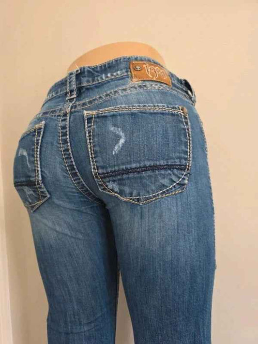 1921 Vintage Y2K Low Rise Straight Jeans UK Size 6/8 Tall
