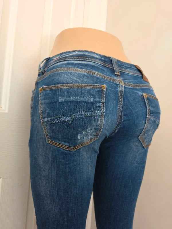 Diesel Low Rise Skinny Vintage Y2K Jeans UK Size 6