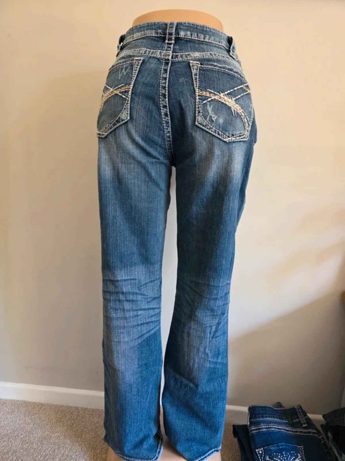 Silver Tuesday Mid Rise Bootcut Jeans UK Size 20