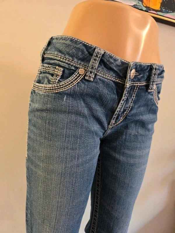 Silver Jeans Mid Rise Bootcut UK Size 12