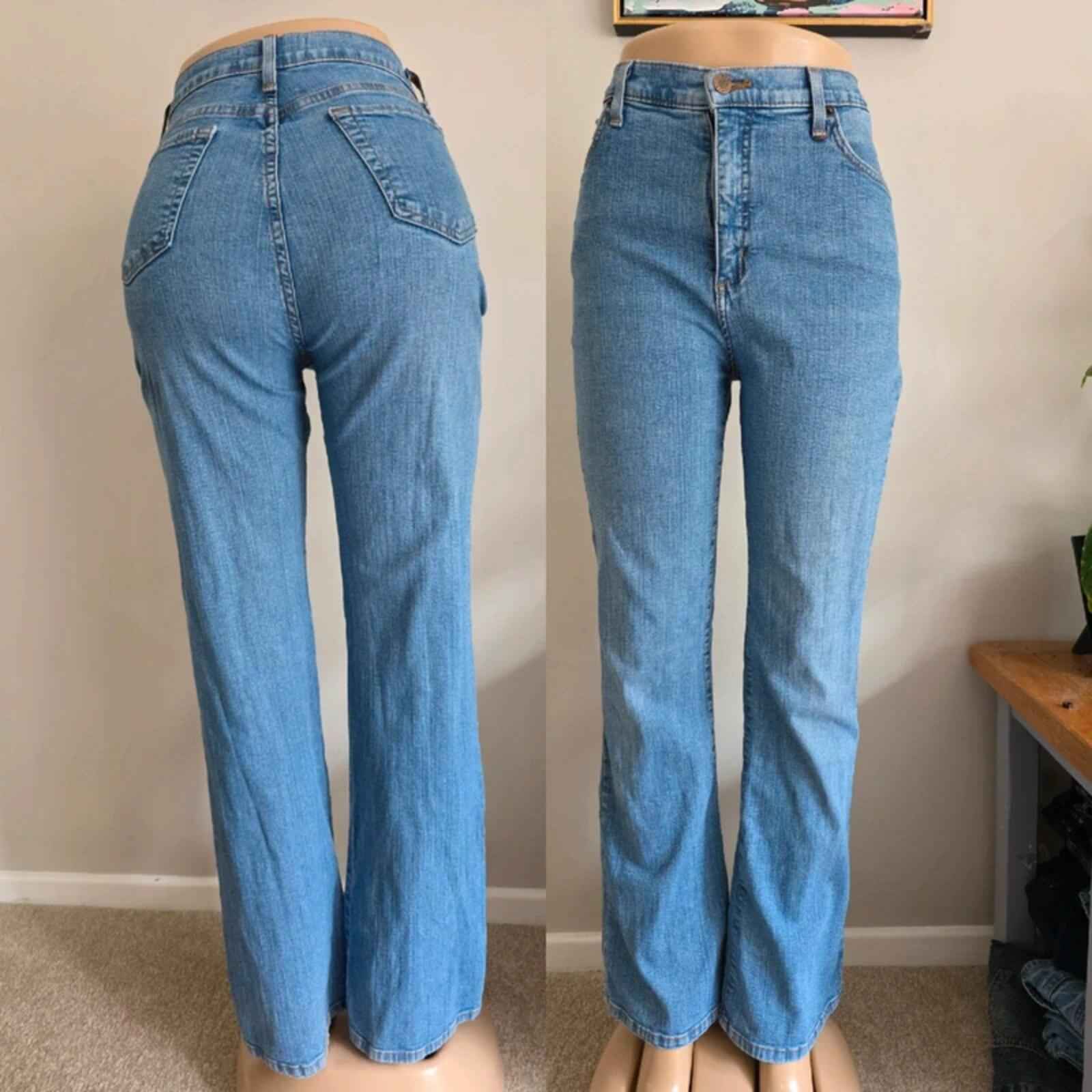 Vintage Y2K NYDJ High Rise Flared Jeans UK Size 10