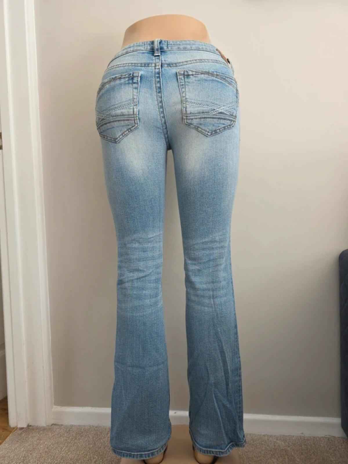 BKE Low Rise Bootcut Vintage Y2K Jeans UK Size 4/6