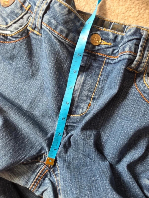 Vintage Y2K Rocawear Mid Rise Bootcut Jeans UK Size 16 Tall