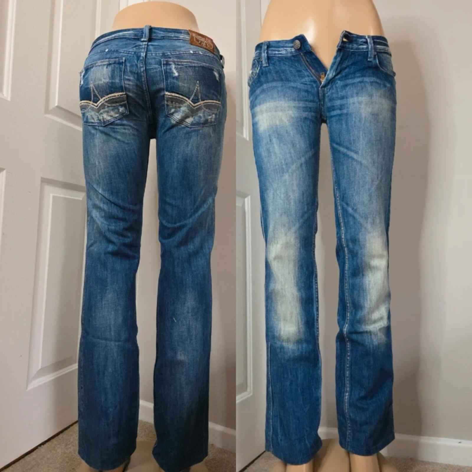 Les Temps Des Cerises Low Rise Straight Vintage Y2K Jeans UK Size 6