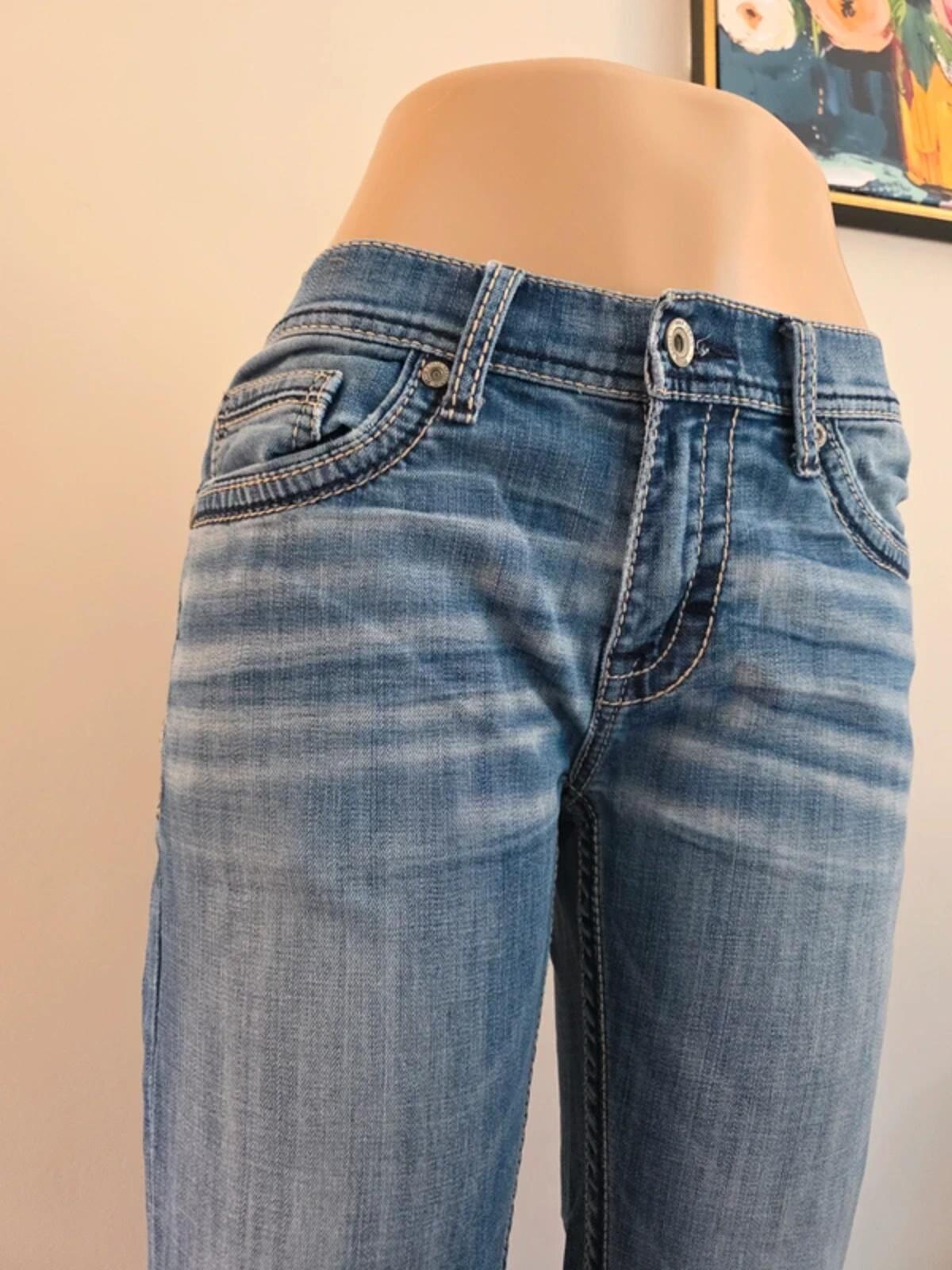 BKE Mid Rise Bootcut Vintage Y2K Jeans UK Size 10 Petite