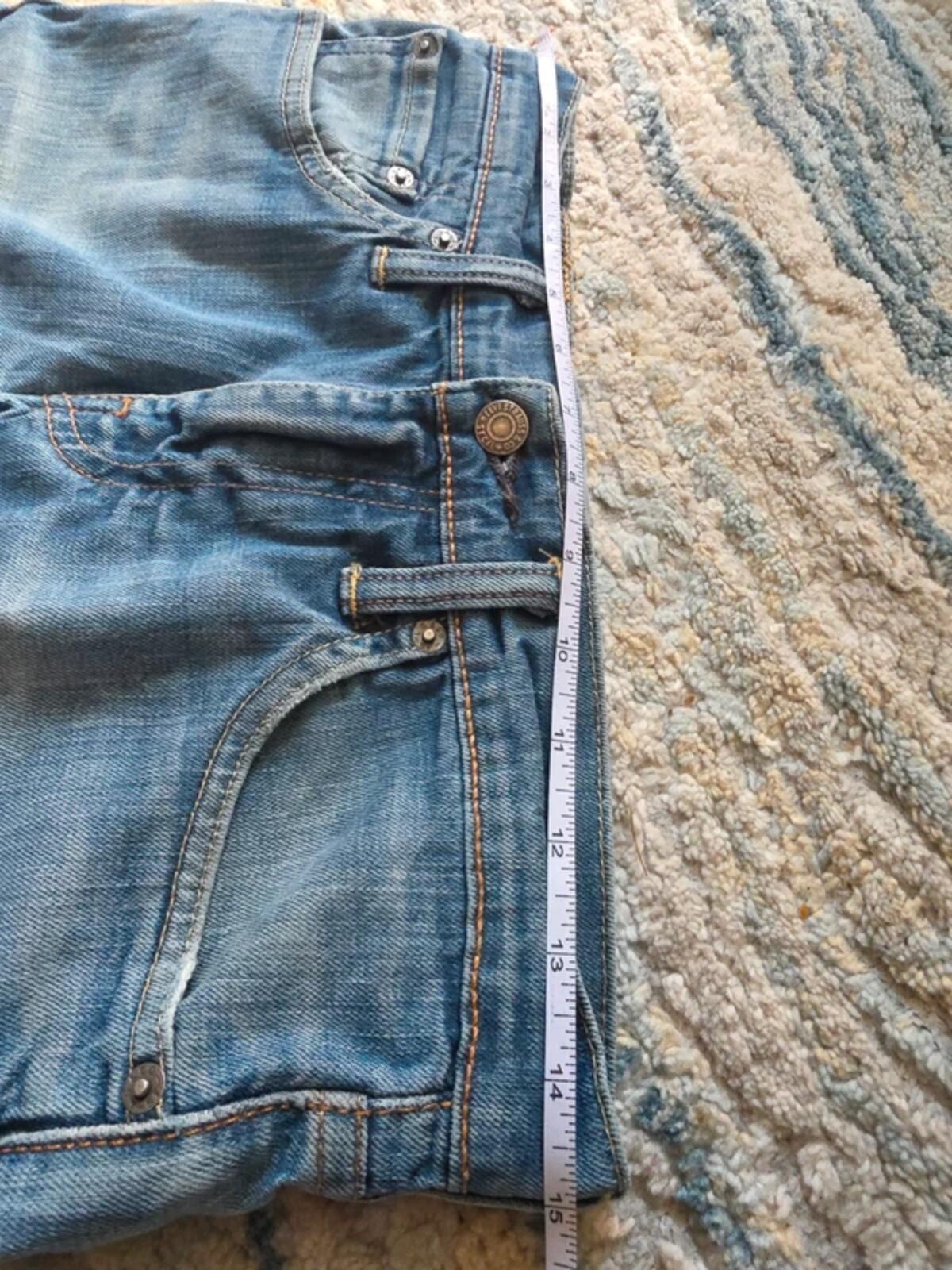 Levi's Mid Rise Denim Shorts UK Size 8