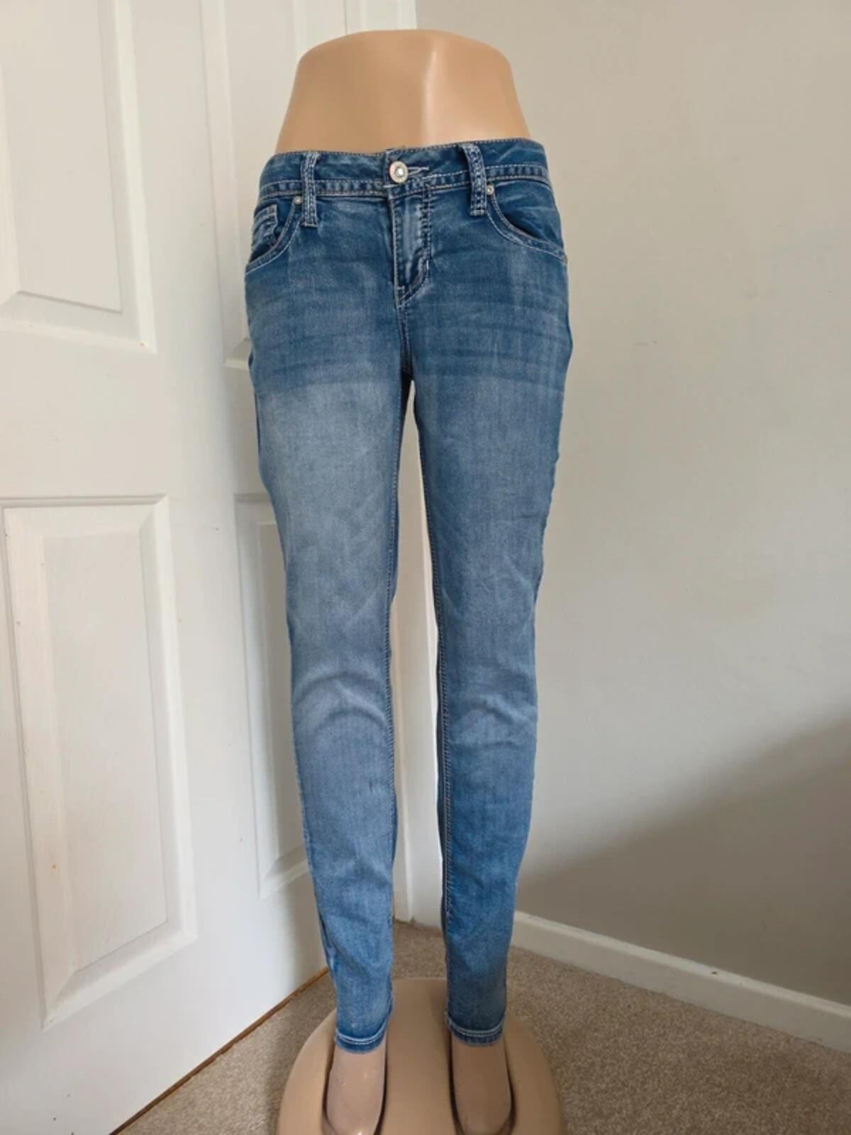 Hydraulic Low Rise Skinny Vintage Y2K Jeans UK Size 10