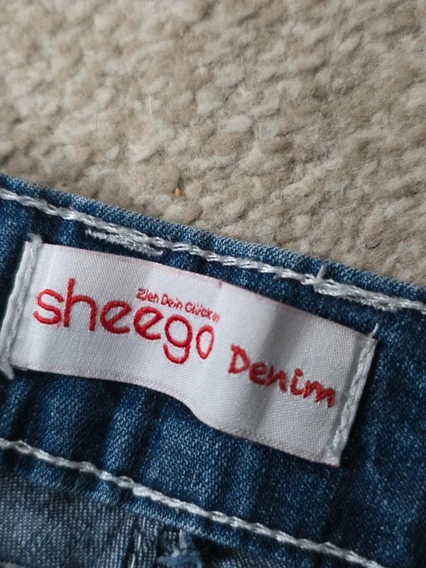 Vintage Y2K Sheego Mid Rise Bootcut Jeans UK Size 12