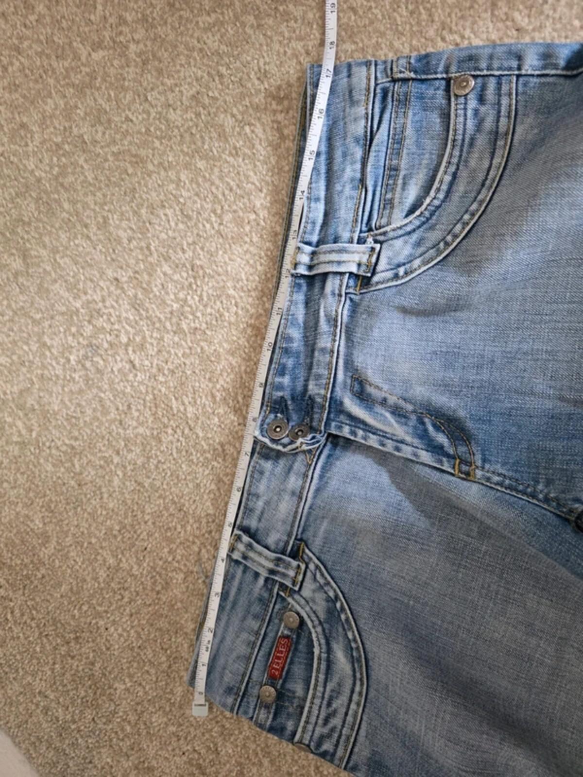Vintage Y2K 2 Elles Low Rise Flared Jeans UK Size 12 Tall