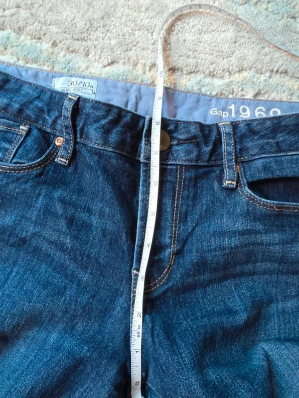 Gap Low Rise Bootcut Vintage Y2K Jeans UK Size 10 Petite