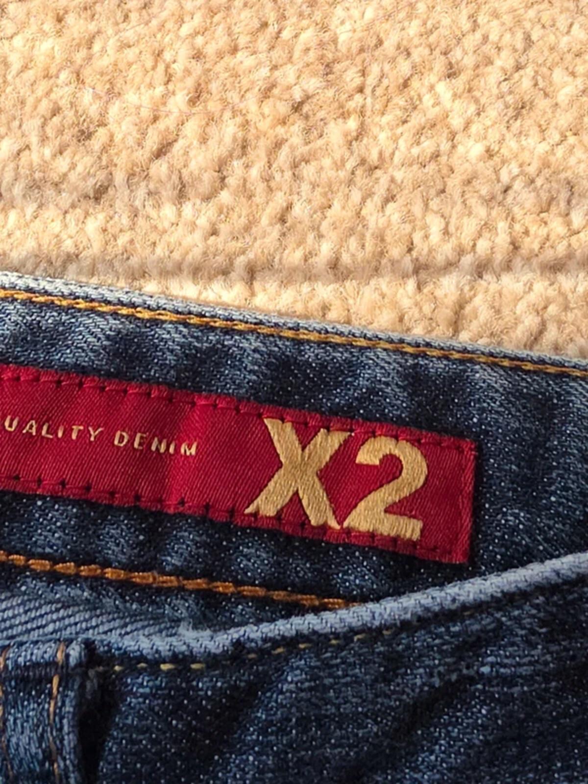 X2 Low Rise Ultra Bootcut Vintage Y2K Jeans UK Size 6 Petite