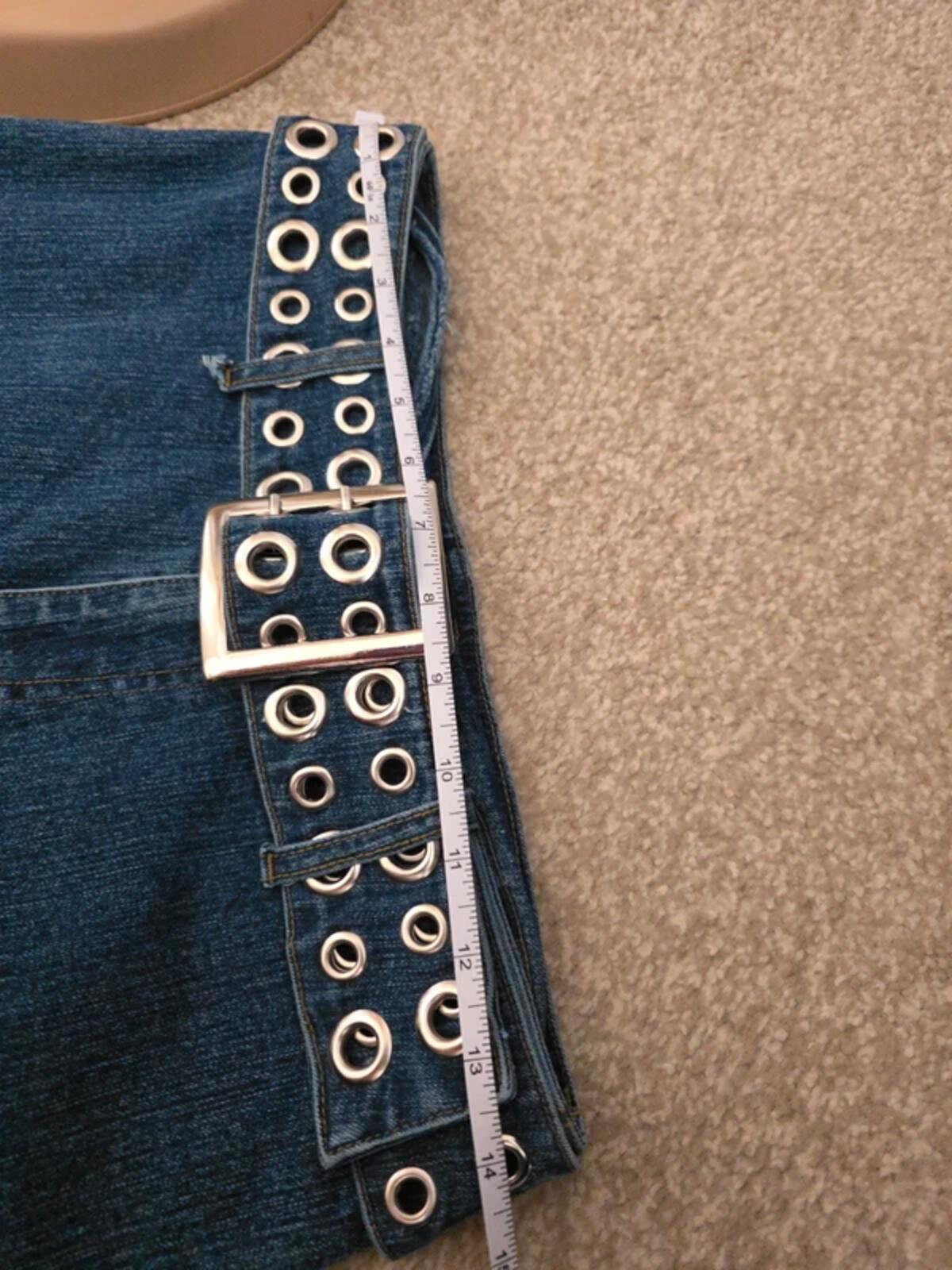 No Boundaries Mid Rise Flared Vintage Y2K Jeans UK Size 8/10
