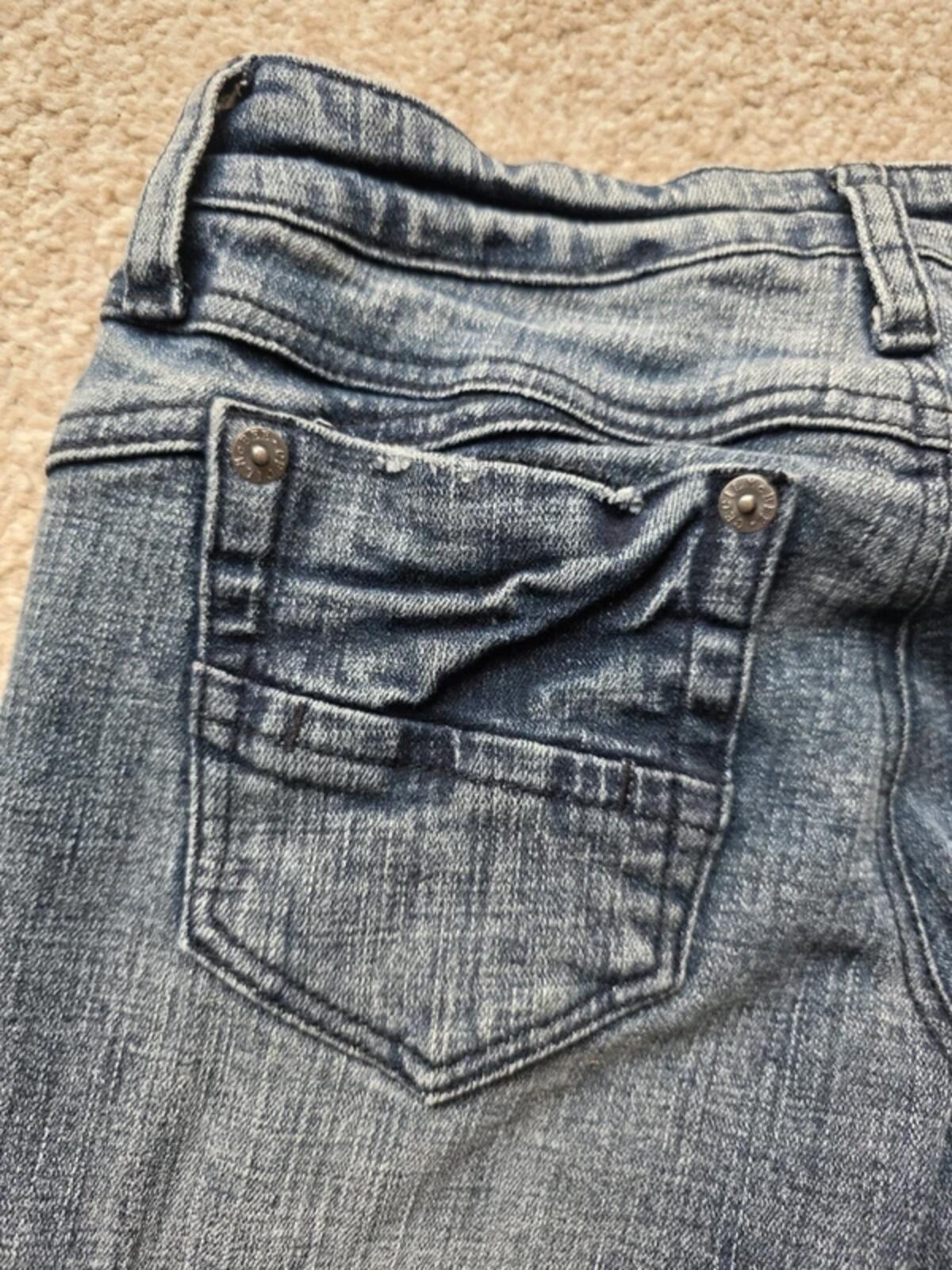 Cecil McBee Ultra Low Rise Capri Jeans UK Size 4