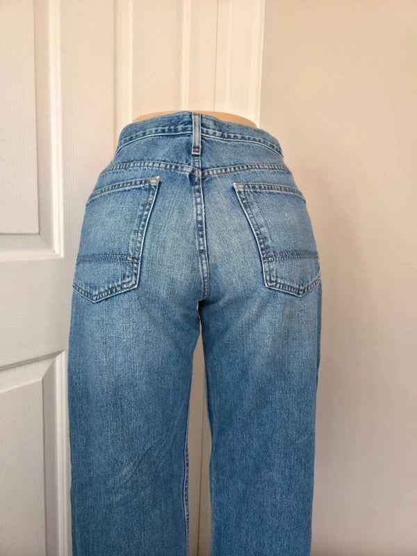 Arizona High Rise Baggy Straight Vintage Y2K Jeans UK Size 14