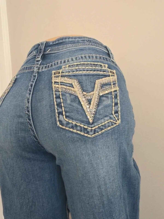 Vigoss High Rise Bootcut Vintage Y2K Jeans UK Size 16 Tall