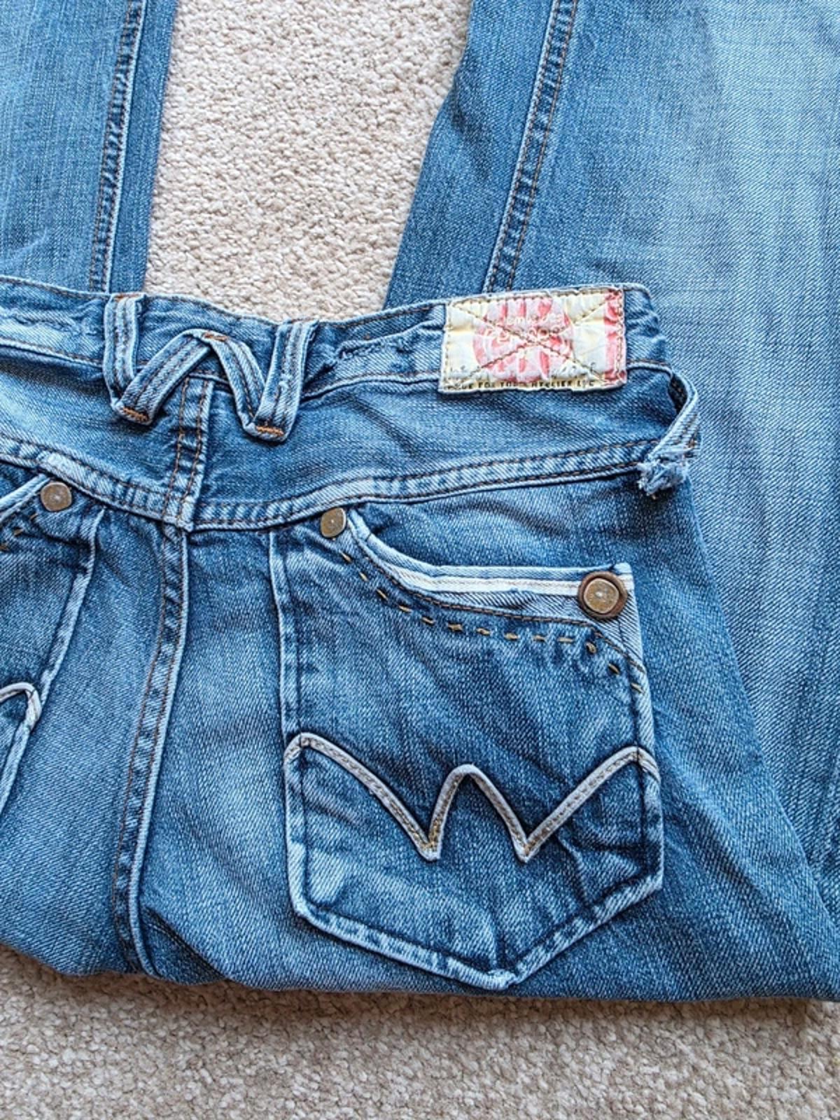 Vintage Y2K LTC Ultra Low Rise Bootcut Jeans UK Size 6
