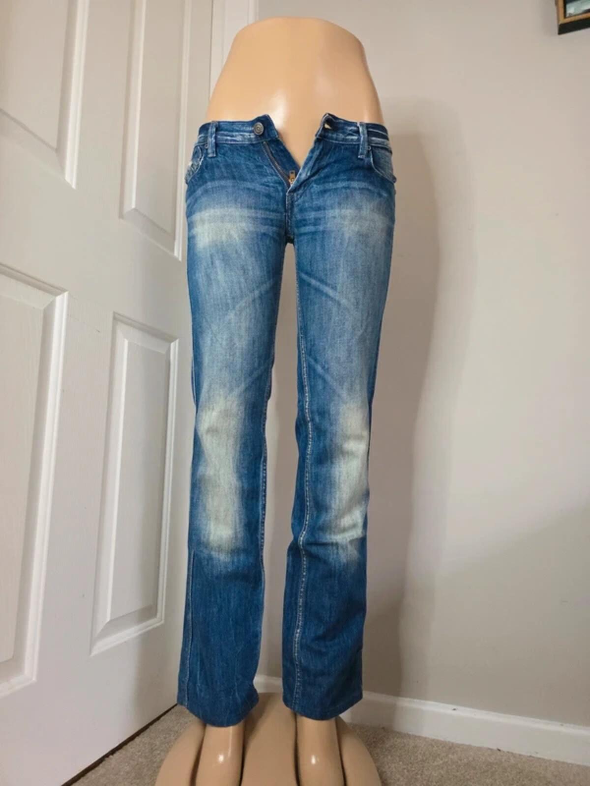 Les Temps Des Cerises Low Rise Straight Vintage Y2K Jeans UK Size 6