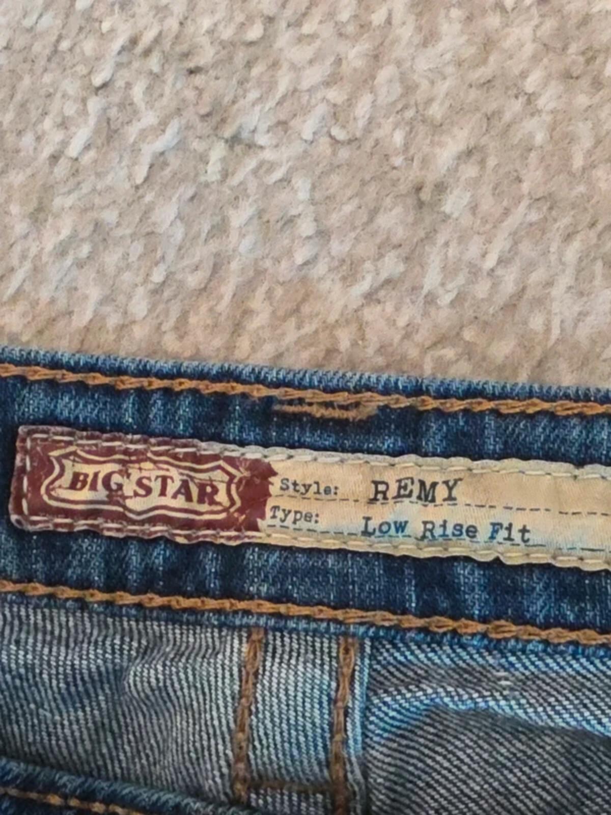 Big Star Low Rise Bootcut Vintage Y2K Jeans UK Size 10 Petite