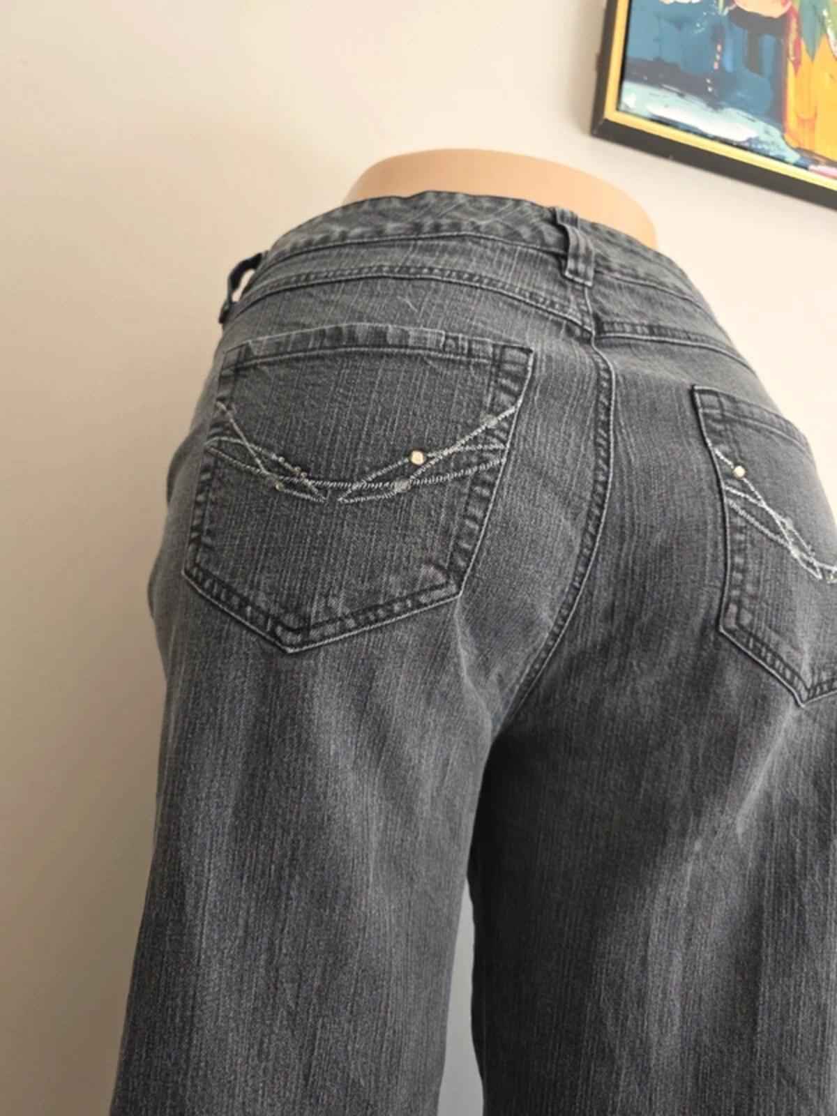 Midtown High Rise Relaxed Vintage Y2K Jeans UK Size 18 Petite