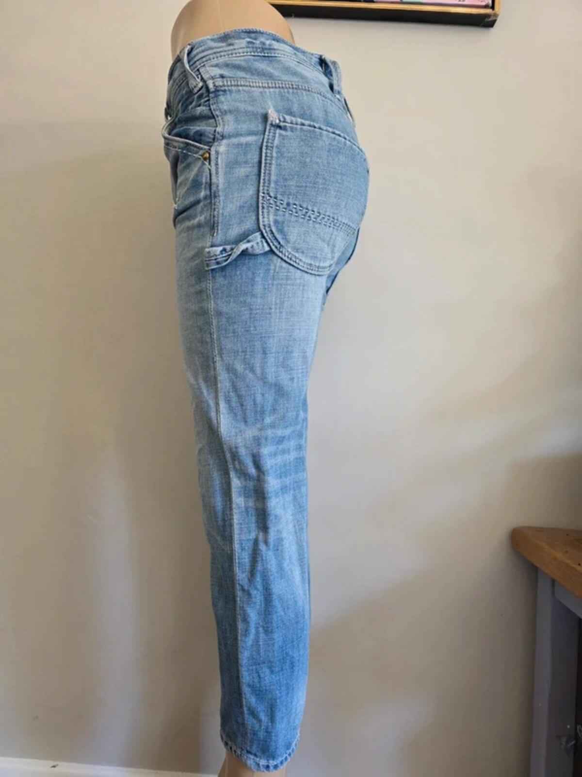 Cepo Mid Rise Capri Jeans UK Size 10/12