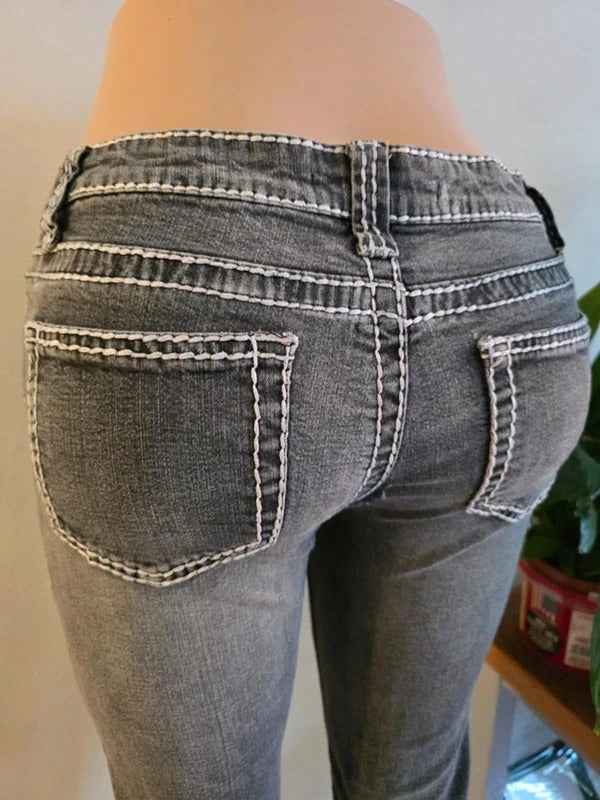 Vintage Y2K Seductions Low Rise Bootcut Jeans UK Size 8/10