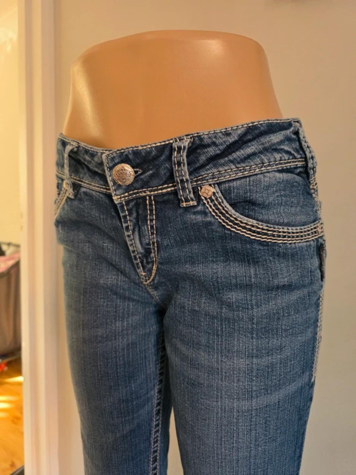 Silver Jeans Mid Rise Bootcut UK Size 12