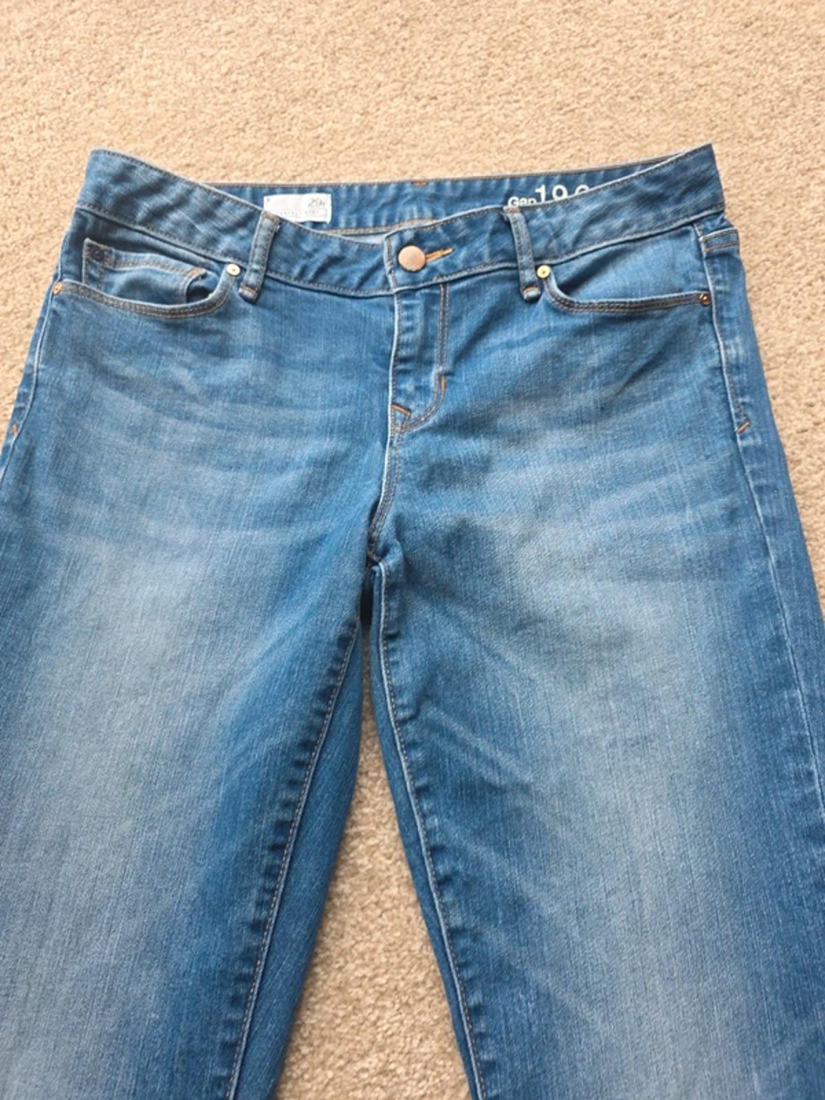 Vintage Y2K Gap 1969 Mid Rise Bootcut Jeans UK Size 12 Tall