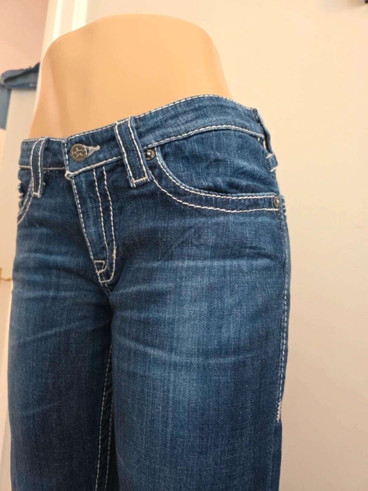 Big Star Low Rise Bootcut Vintage Y2K Jeans UK Size 8/10 Petite
