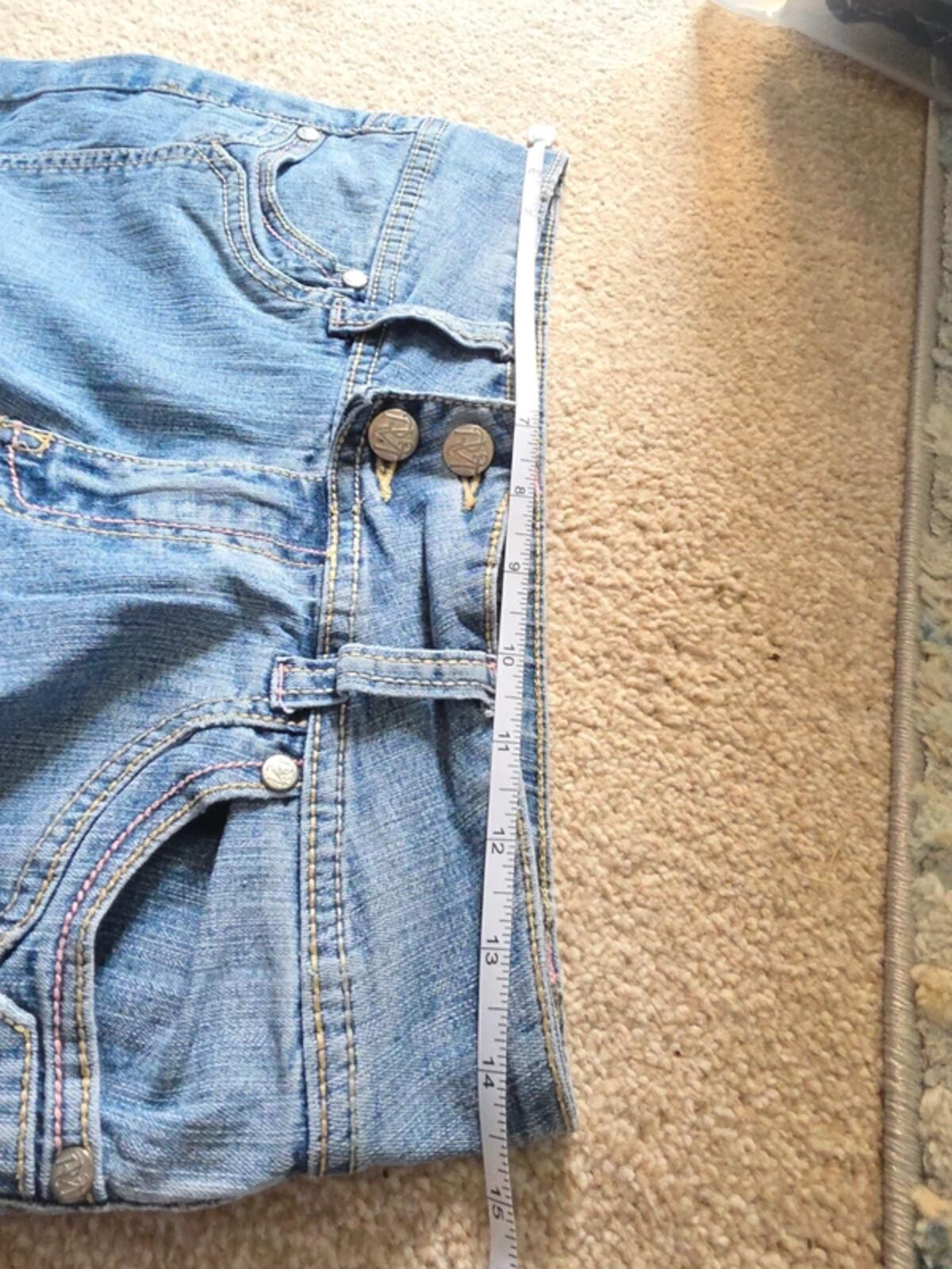 RVT Mid Rise Flared Vintage Y2K Jeans UK Size 8 Petite