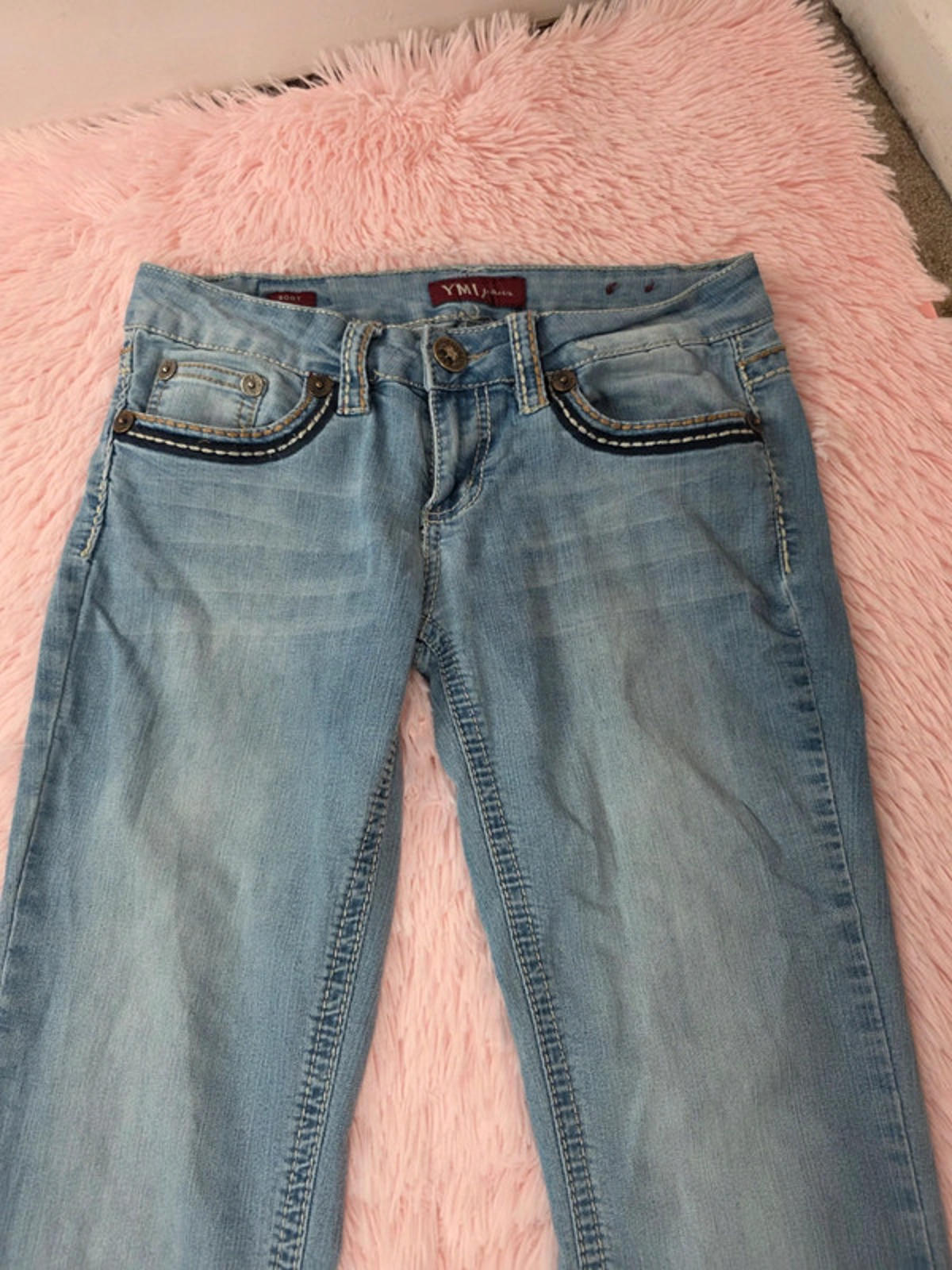 Y2K YMI Low Rise Bootcut Jeans UK Size 10