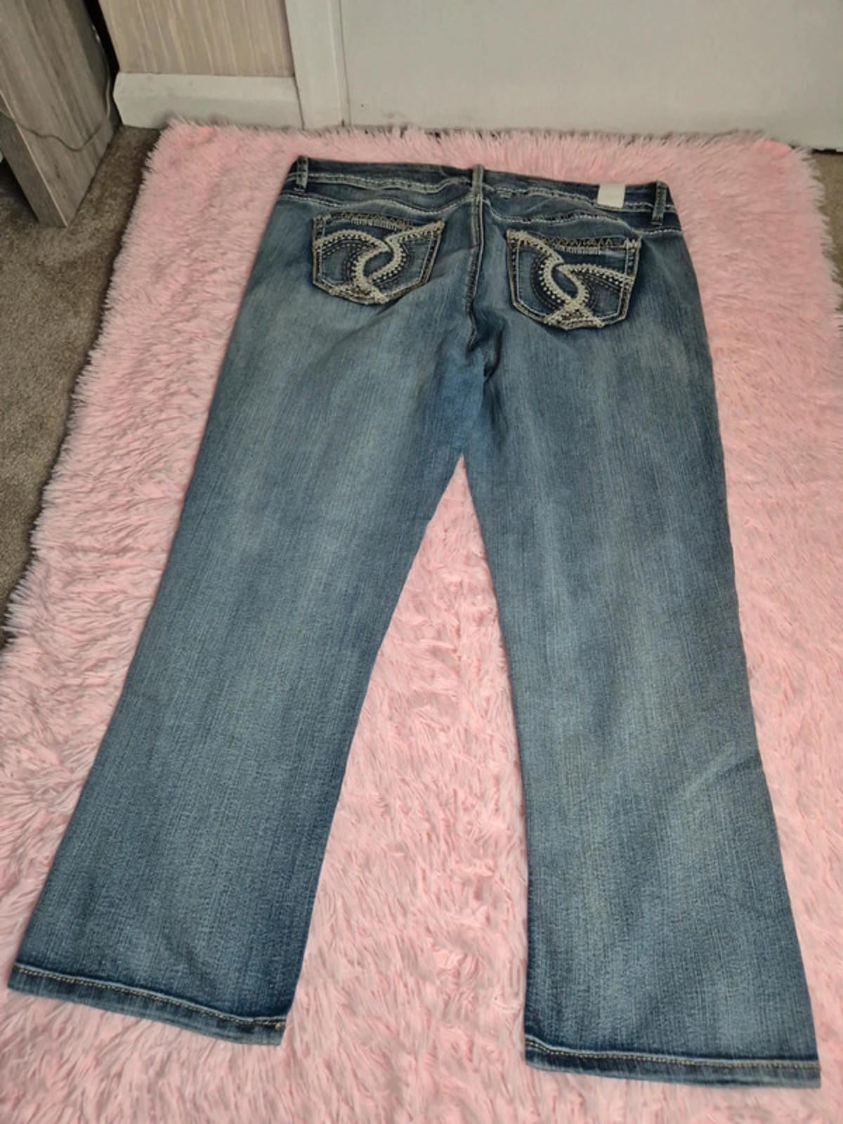 Vintage Y2K Maurices Straight Mid Rise Jeans UK 18 Petite