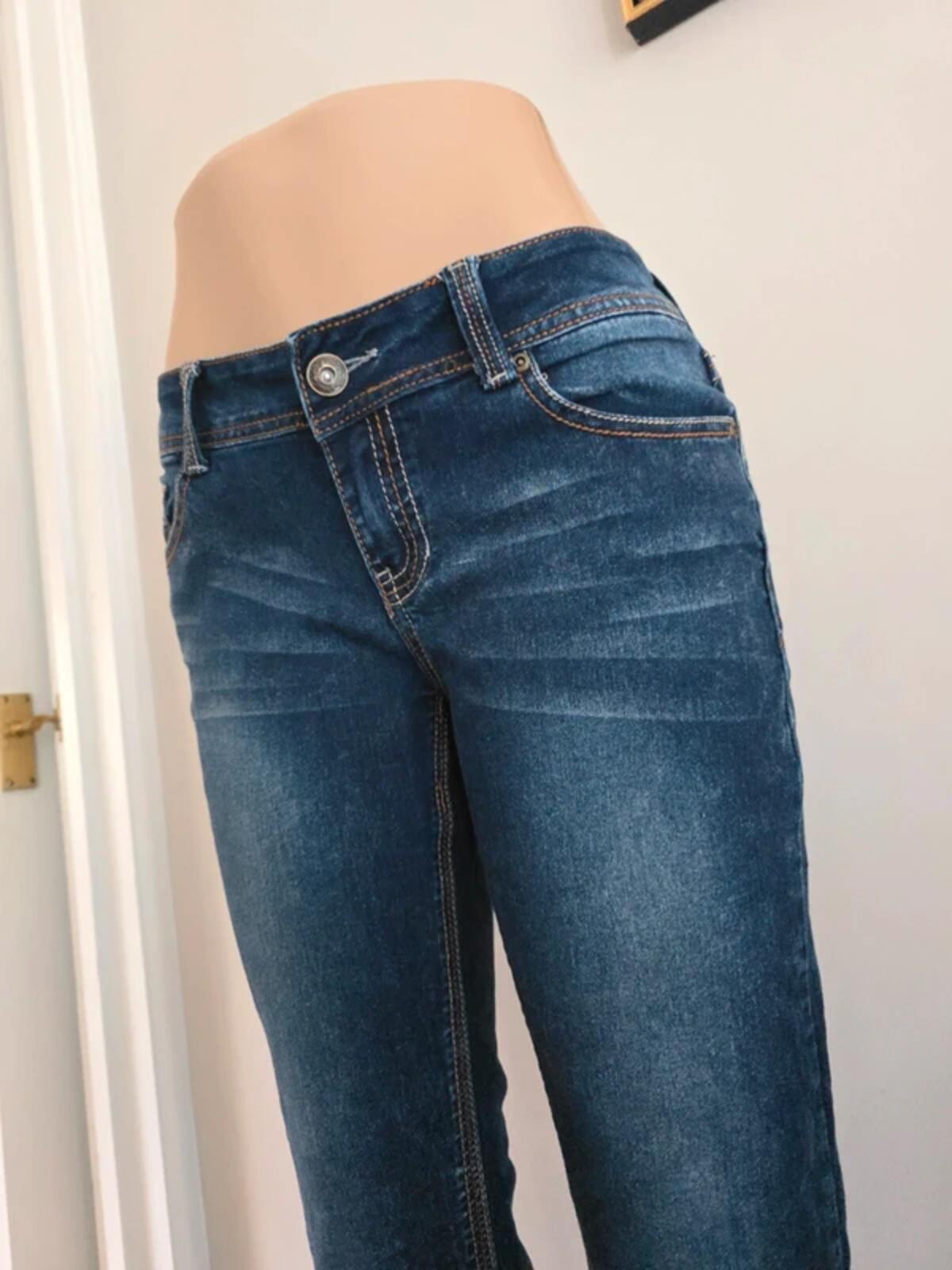 Revolt Low Rise Bootcut Vintage Y2K Jeans UK Size 10/12