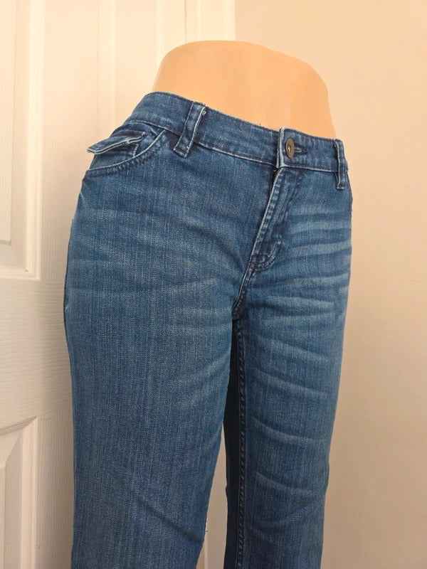 ANA Modern Fit Mid Rise Loose Straight Vintage Y2K Jeans UK Size 14 Tall