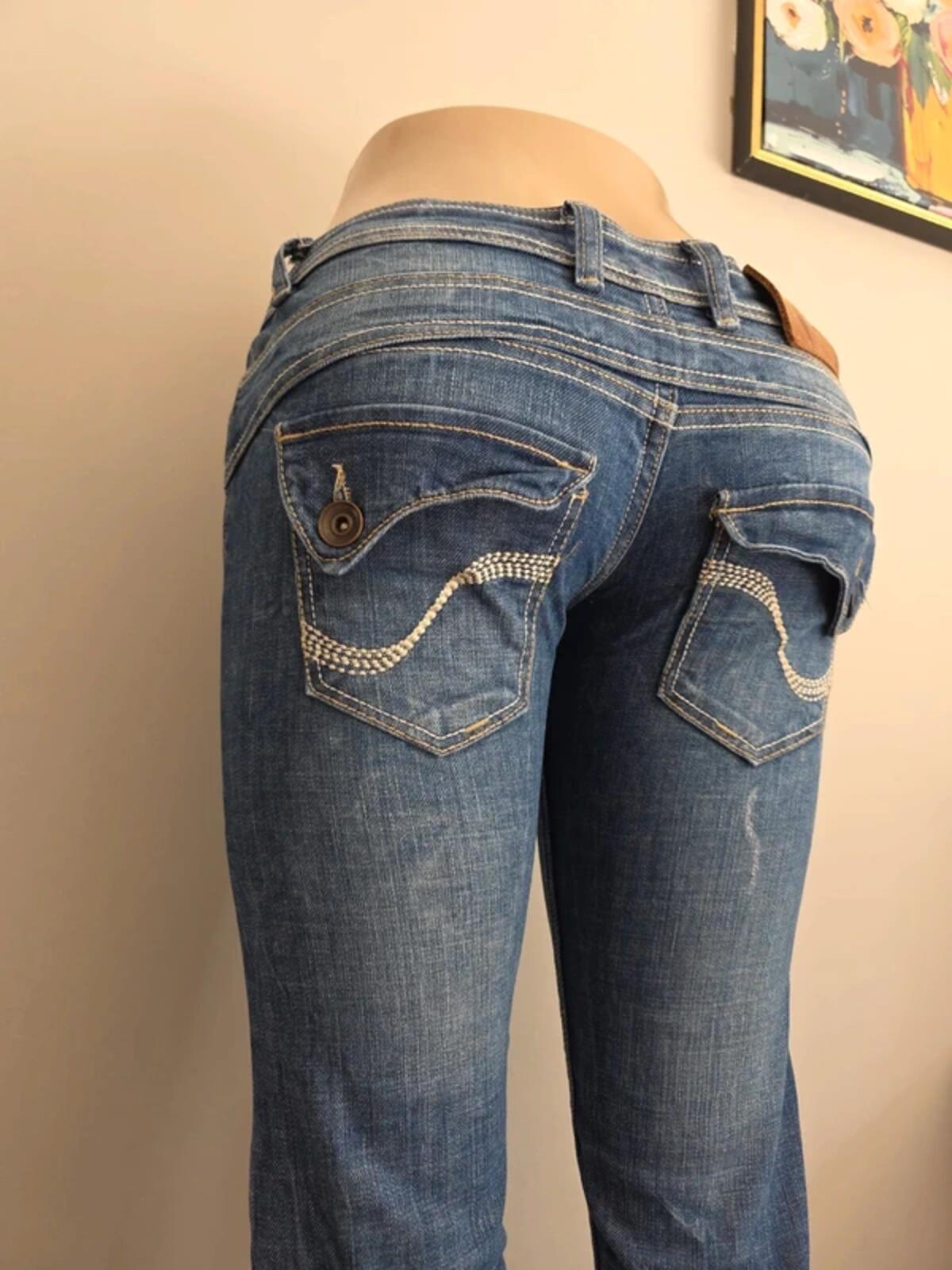 MGL Low Rise Straight Vintage Y2K Jeans UK Size 6